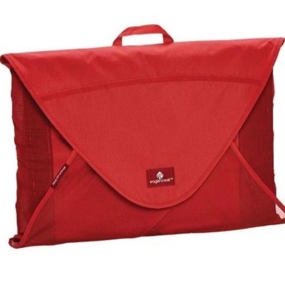 NEW Pack-It Garment Folder Bag L Eagle Creek Red Fire Travel Organizer